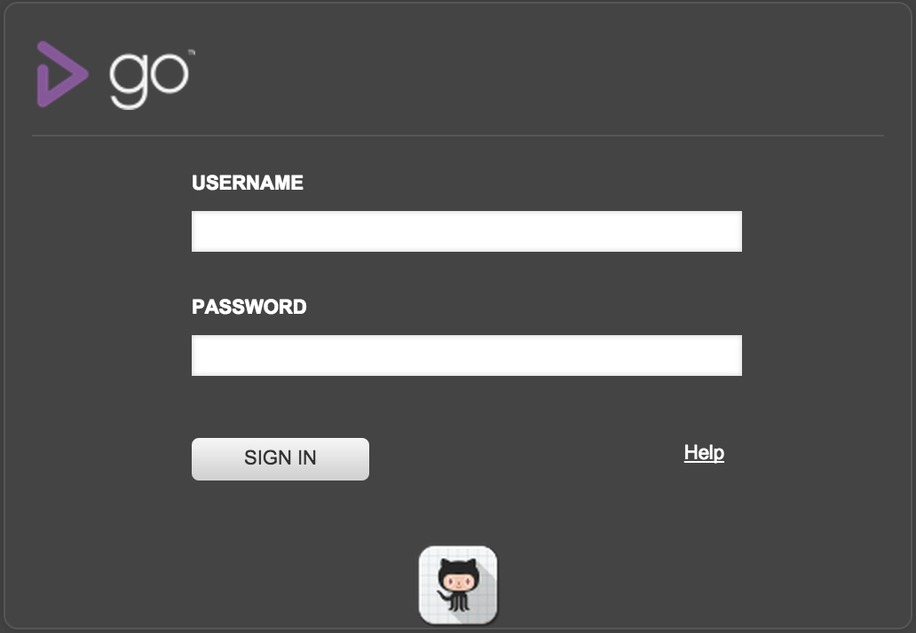 Login Page with GitHub icon Login Page with GitHub icon