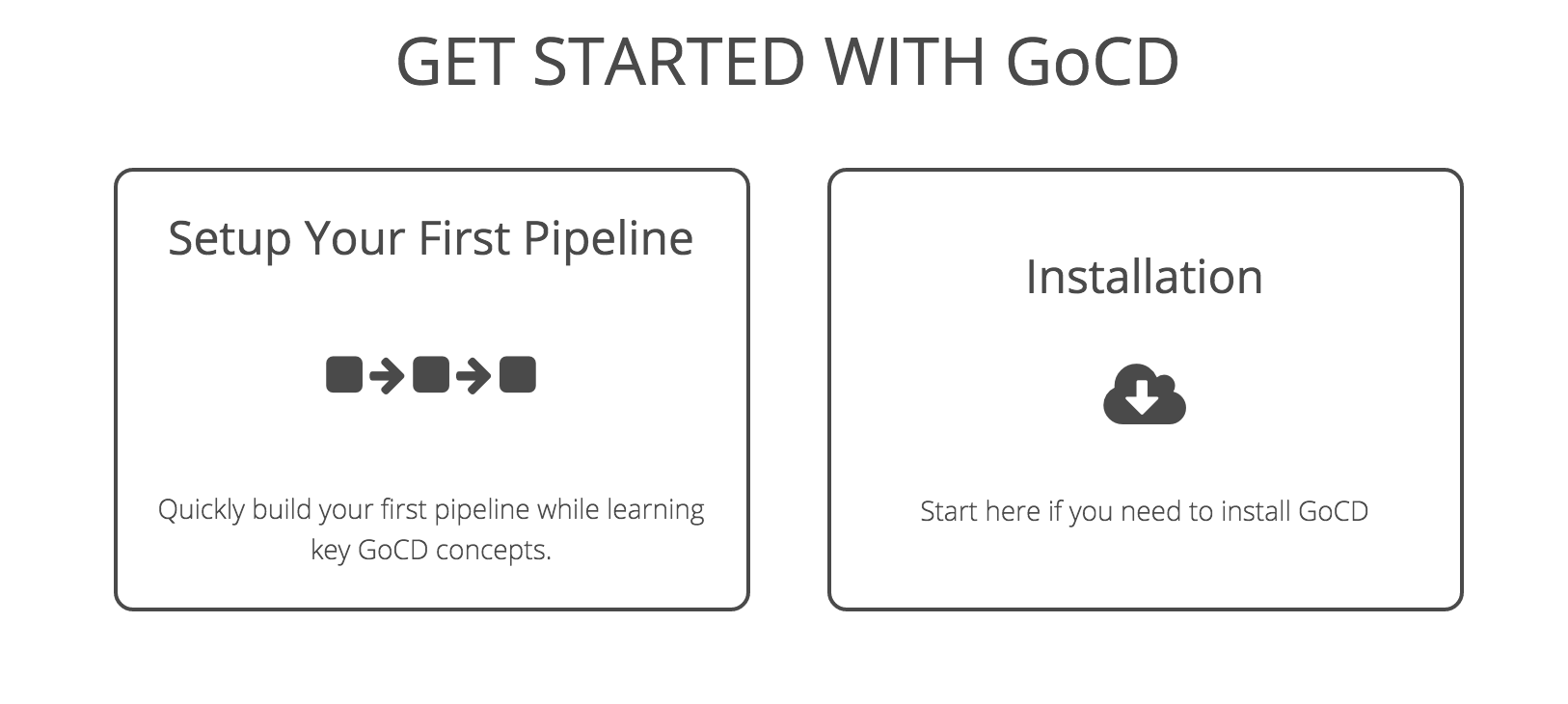 Get Started Using GoCD