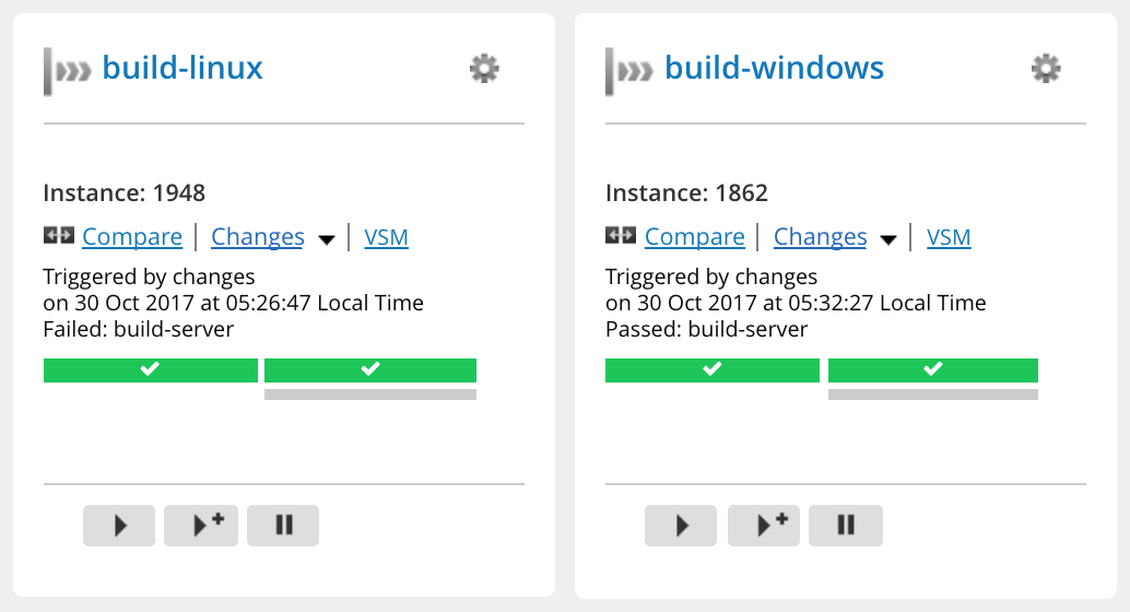 Explicit vsm link in dashboard